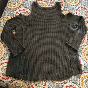 Free People Cold Shoulder Sweater